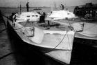 Bows of &quot;E&quot; boat showing Torpedo tube hatches.