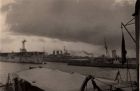 Further picture of HMS Vindex, HMS Berwick and HMS Argonaut in Colombo Harbour