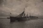 HMS Vindex, HMS Berwick and HMS Argonaut in Colombo Harbour