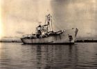 HMS Walrus entering Singapore Harbour