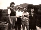 Walking in the hills at Diyatalawa in 1947